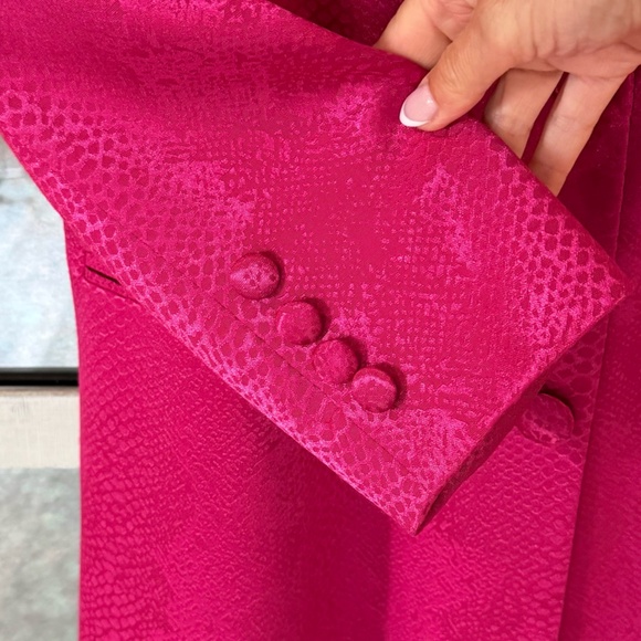 NBD Terre Blazer Dress Snakeskin, Size L - Picture 4 of 7